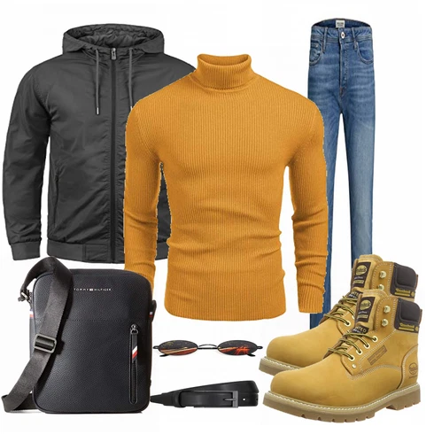 Blau Hose Blend kombinieren