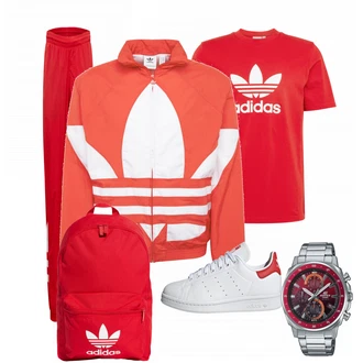 Outfit mit Grau Schuh Sneaker Adidas Originals "Street Style Outfit"