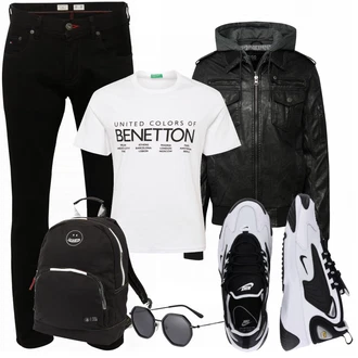 Outfit mit Blau Accessoire Volcom "Street Style Outfit"