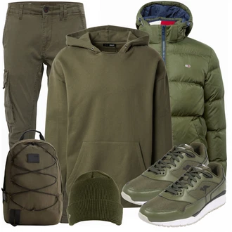 Outfit mit Grau Schuh Sneaker Kangaroos "Street Style Outfit"