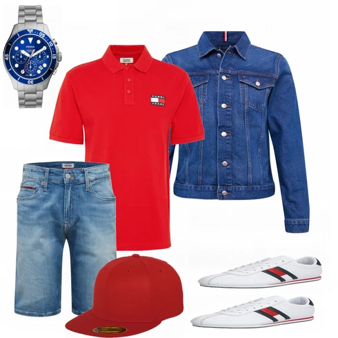 Grau Sneaker Tommy Jeans kombinieren