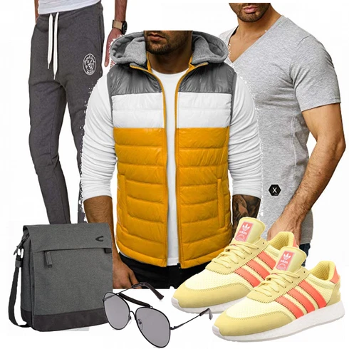 Grau Overall OZONEE kombinieren