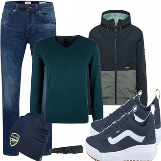 Outfit mit Blau Hut Adidas Performance "Street Style Outfit"