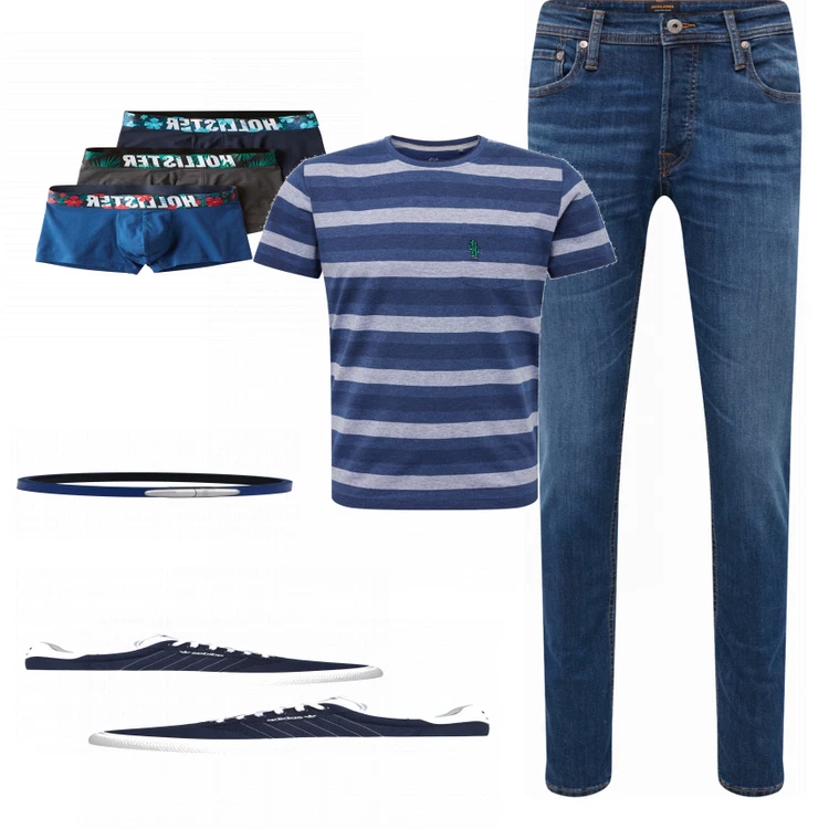 Streifenshirts fuer Herren