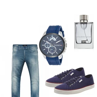 Outfit mit Blau Trachtenmode GANT "Stripes"