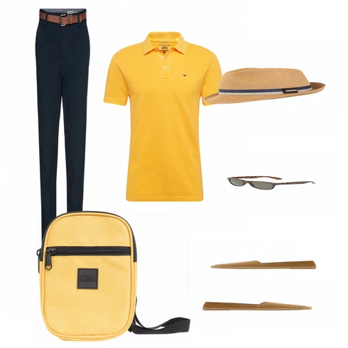 Orange Schultertasche Urban Classics kombinieren