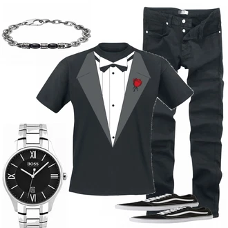 Outfit mit Weiß Sneaker Vans "Style"