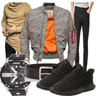 Outfit mit Blau Carhartt "suave"