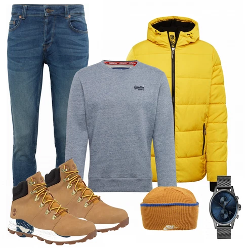 Gelb Hut Nike Sportswear kombinieren