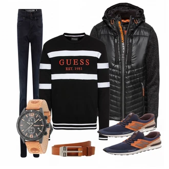 Outfit mit Schwarz SommerJacke Superdry "Superdry"