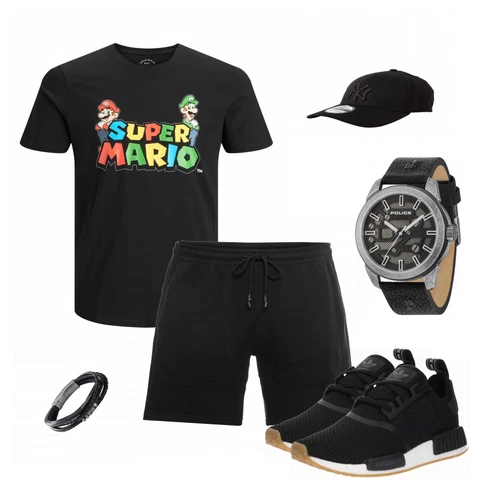 Schwarz Hemd Urban Classics kombinieren