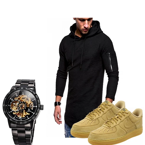 Braun Trachtenmode Nike kombinieren