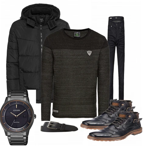 Blau Accessoire Gürtel Tom Tailor Denim kombinieren