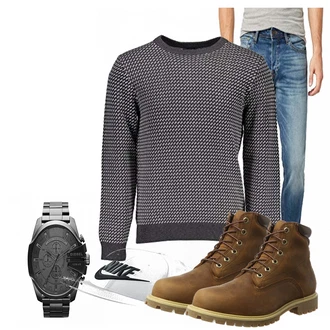 Outfit mit Grau GANT "tansre"