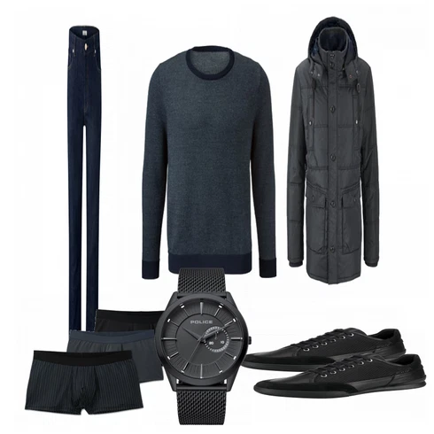Blau Unterhose Tchibo kombinieren mit Blau Unterwäsche Unterhose Tchibo