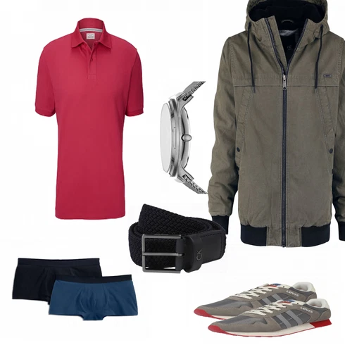 Blau Unterhose Tchibo kombinieren mit Grau Uhr Skagen