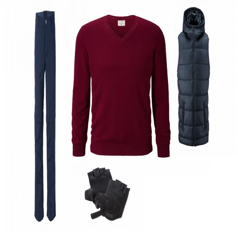 Lila/Mischfarben Strickjacke Tchibo kombinieren