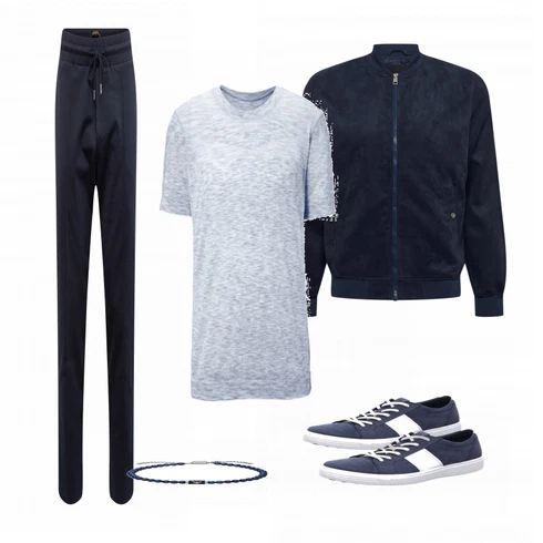 Grau Schuh Sneaker Ecco kombinieren