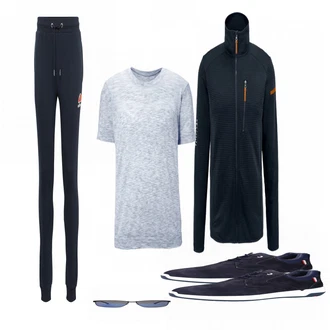 Outfit mit Schwarz Sneaker/Leder Sneaker Lloyd "Tchibo MIx"