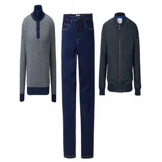 Outfit mit Grau Strickjacke Tchibo "Tchibo"