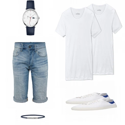 Grau Hemd G-Star Raw kombinieren
