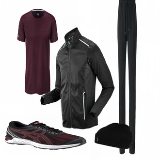 Outfit mit Schwarz Hut Polo Ralph Lauren "Tchibo Sport"