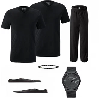 Outfit mit Schwarz Schmuck Royal-Ego "Tchibo Style"