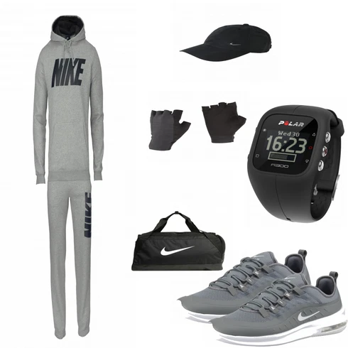 Grau Sportschuh Nike Sportswear kombinieren