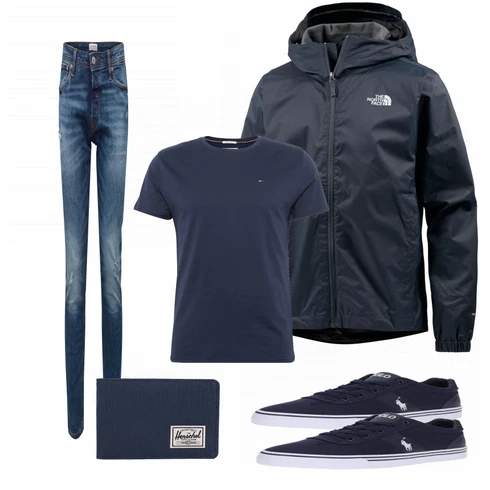Schwarz Schuh Sneaker Polo Ralph Lauren kombinieren