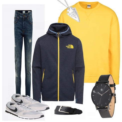 Gelb Sweatshirt Urban Classics kombinieren