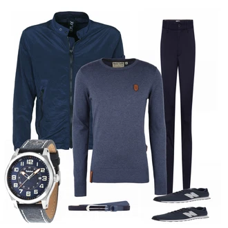 Outfit mit Schwarz Sneaker/Leder Sneaker New Balance "Timber"