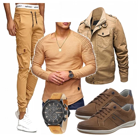 Grün/Rot Schuh Fretz Men kombinieren