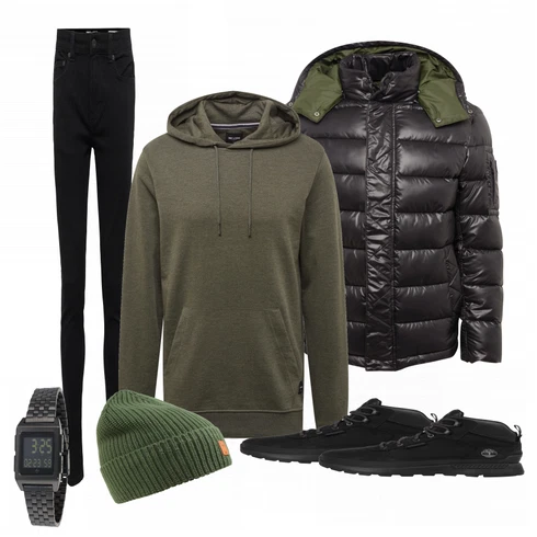 Mischfarben Hut KnowledgeCotton Apparel kombinieren