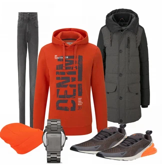 Outfit mit Schwarz Sneaker Nike "TOM TAILOR"