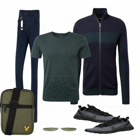 Blau Sportschuh Nike Sportswear kombinieren