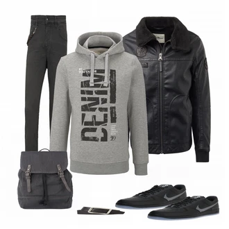 Outfit mit Grau Sneaker Nike Sportswear "TOM TAILOR"