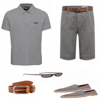 Outfit mit Grau Hausschuh About You "Tom Tailor"