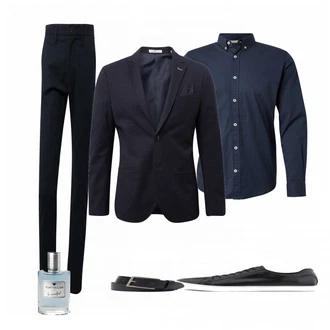 Business Outfits mit Schwarz Sneaker Glücksstern "Tom Tailor"