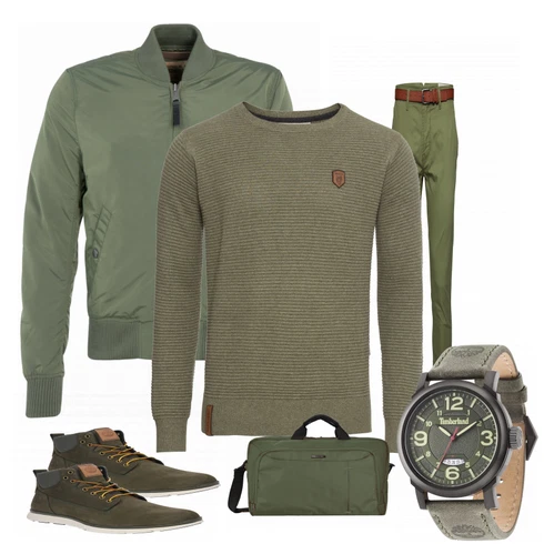 Tasche kombinieren mit Grün Trachtenmode Timberland