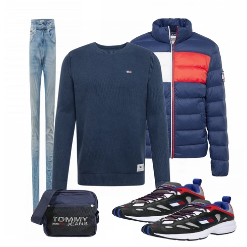 Rot Sneaker Tommy Jeans kombinieren