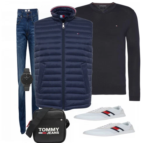 Blau Hose Große Größe Tommy Hilfiger, Blau Große Größe Tommy Hilfiger kombinieren