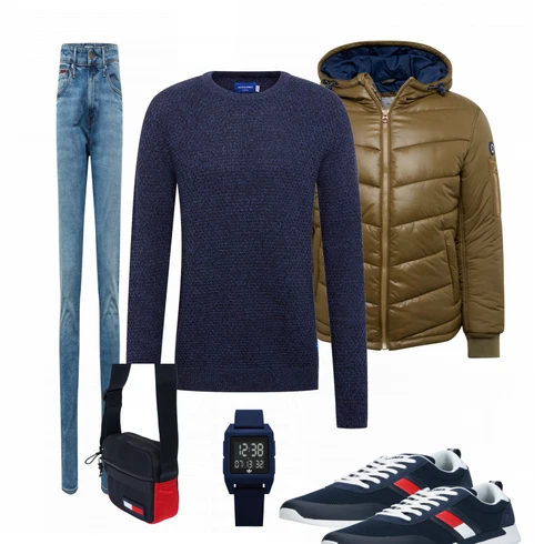 Mischfarben Accessoire Uhr Adidas Originals kombinieren