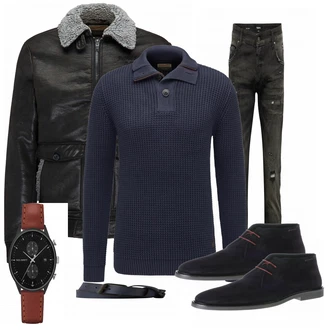 Outfit mit Grau Tigha "TOMTailor"