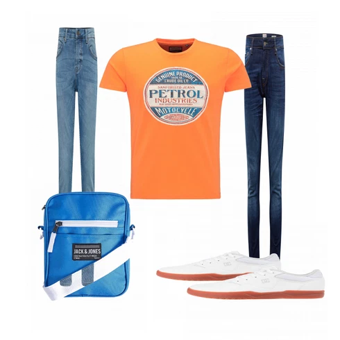 Orange Schuh Sneaker DC Shoes kombinieren