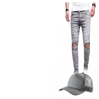 Outfit mit Grau Hut Djinns "Trey"