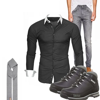 Outfit mit Grau EDC by Esprit "Udo"
