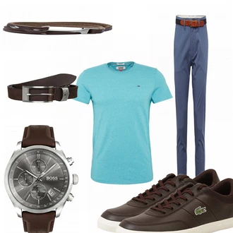 Outfit mit Weiß Schmuck Fossil "Ulm"