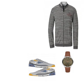 Outfit mit Blau Sneaker Nike "Underground"