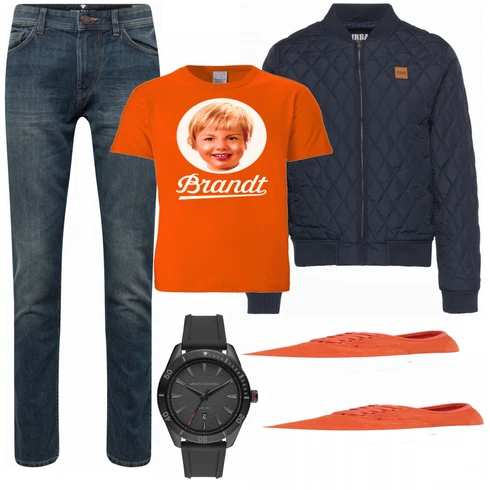 Orange Schuh Sneaker Vans kombinieren