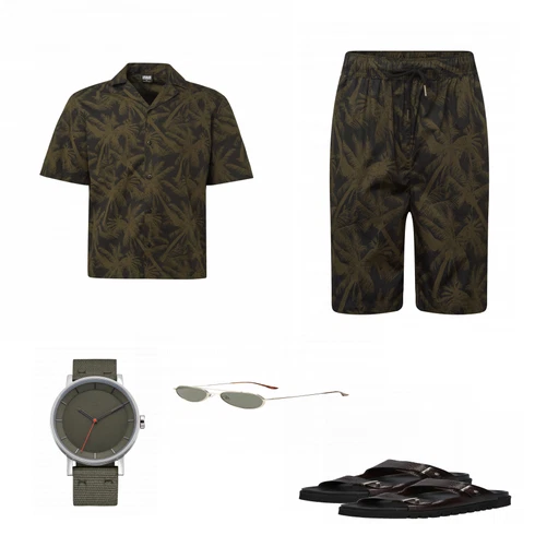 Schwarz Casual Hemd Urban Classics kombinieren